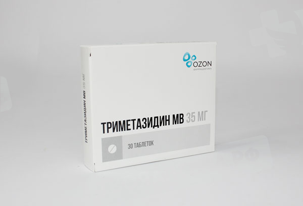 Триметазидин МВ тбл пролонг высв п/п/о 35мг №30
