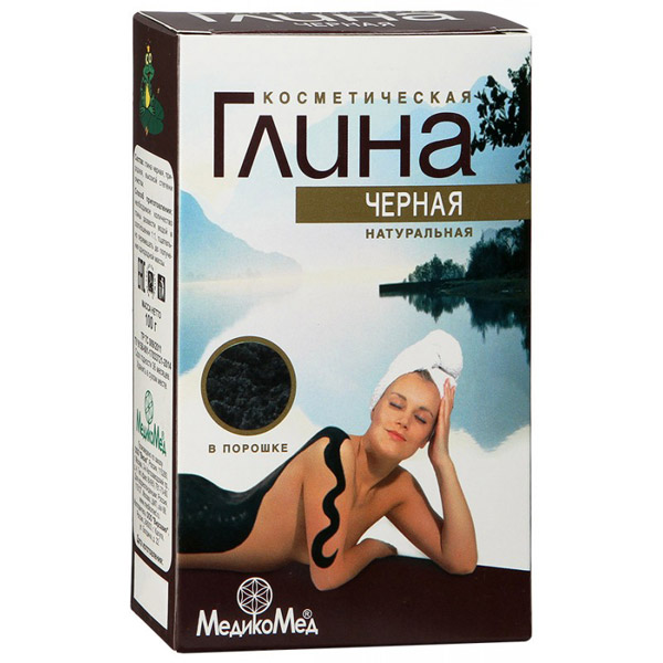 Глина Косметическая Черная 100г