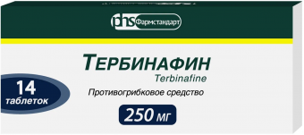 Тербинафин тбл 250мг №14