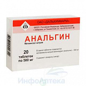 Анальгин тбл 500мг №20