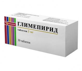 Глимепирид тбл 3мг №30