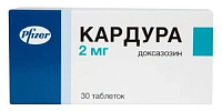 Кардура тбл 2мг №30