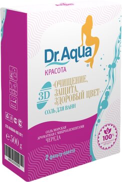 Д-р Аква соль д/ванн морская Череда 500г