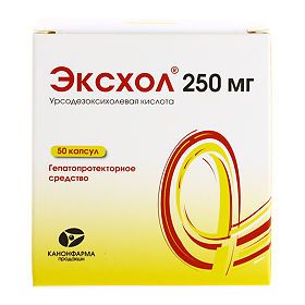 Эксхол капс 250мг №50 банка