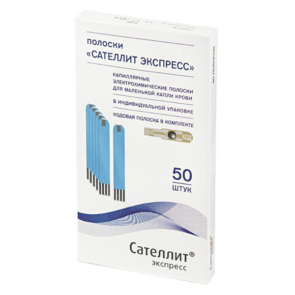 Сателлит Экспресс тест-полоски №50 ПКГ-03