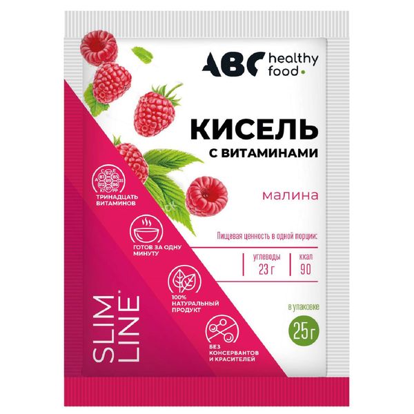 АВС ХЭЛСИ КИСЕЛЬ ДЕТСК ВИТОШКА ВИТАМ/КАЛЬЦ Д/ДЕТ МАЛИНА 25г