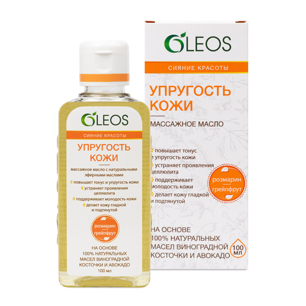 Олеос масло массажное Упругость кожи 100мл