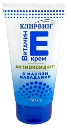 Клирвин Антиоксидант крем вит Е масло Макадам 150г