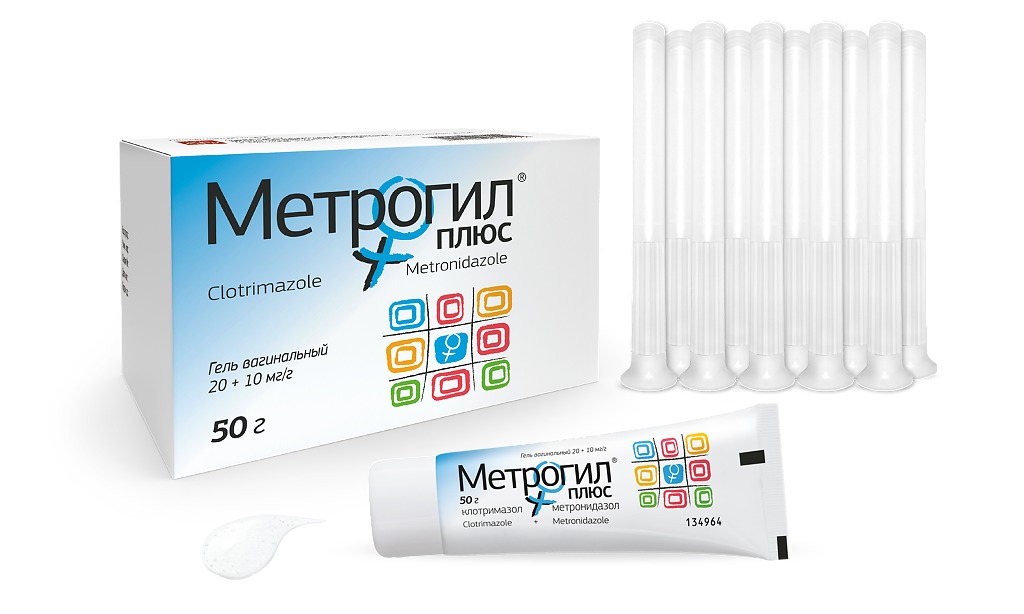 Метрогил Плюс гель ваг 50г (10 аппликатор)