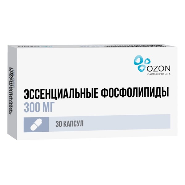 Эссенциальные фосфолипиды капс 300мг №30
