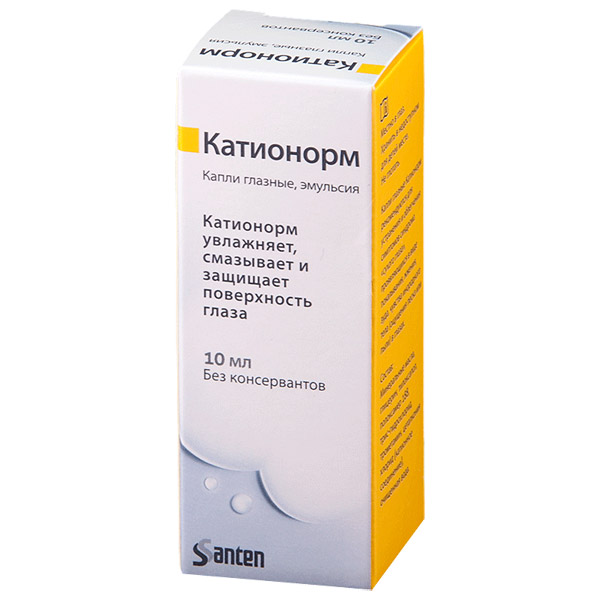 Катионорм капли гл 10мл