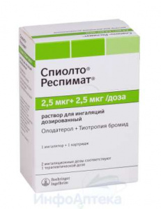 Спиолто Респимат р-р д/инг дозир 2,5мкг+2,5мкг/доза 4мл №1