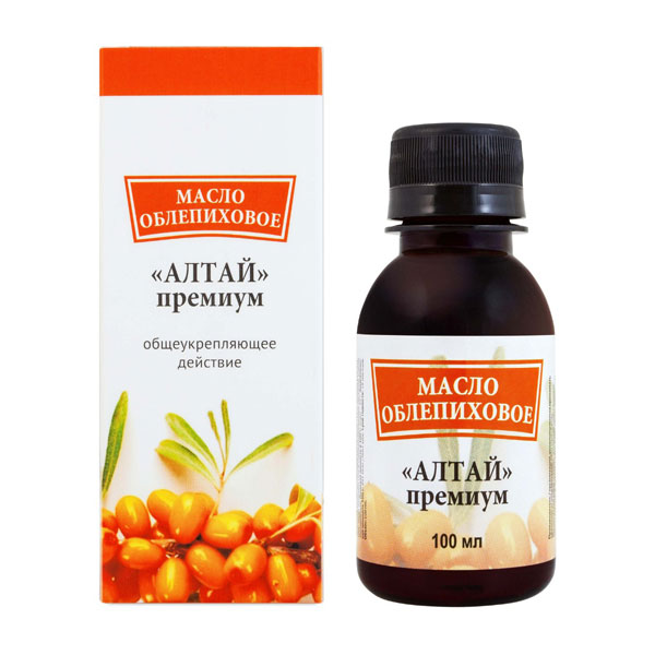 Масло Облепиховое Алтай премиум 100мл