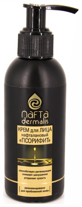 Нафта Дермалис Псорифит крем нафталан питат д/пробл к 140мл