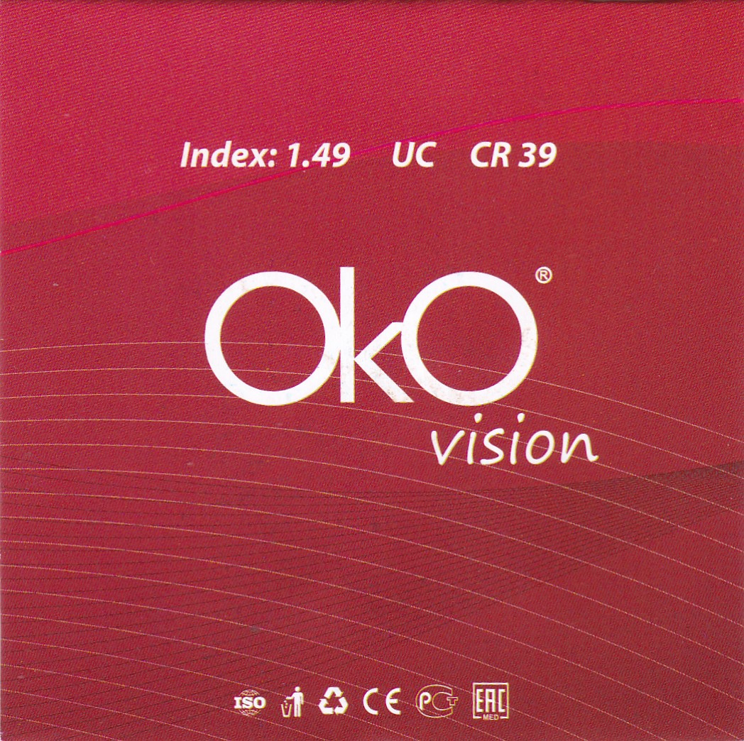 Линза очковая OkOvision 1.49 CR39 UC -6,00 75мм