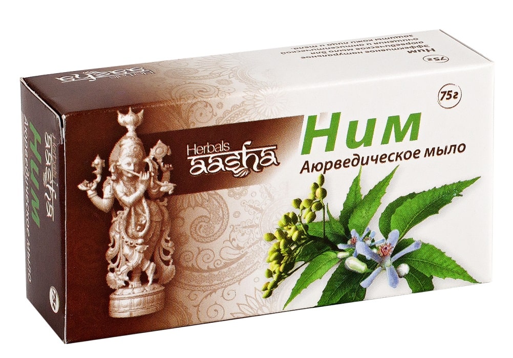 Ааша Хербалс мыло ним 75мл