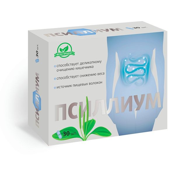 ПСИЛЛИУМ 750МГ N30 КАПС МАССОЙ 750МГ