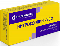 Нитроксолин-УБФ тбл п/о 50мг №50