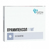 Прамипексол тбл 1мг №30