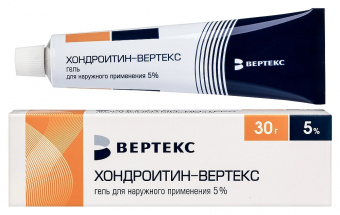 Хондроитин-Вертекс гель д/наруж прим 5% 30г