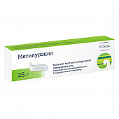 Метилурацил мазь д/мест/наруж прим 10% 25г