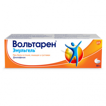Вольтарен Эмульгель гель д/наруж прим 1% 50г