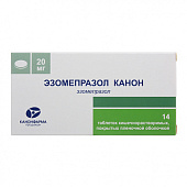 Эзомепразол Канон тбл кишечнор п/п/о 20мг №14 яч конт 14*1