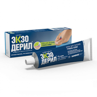 Экзодерил крем д/наруж прим 1% 30г