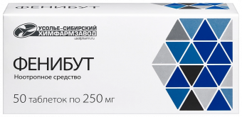 Фенибут тбл 250мг №50