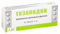 Тизанидин тбл 4мг №30