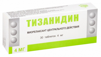 Тизанидин тбл 4мг №30