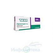 Офлоксацин-Тева тбл п/п/о 200мг №10