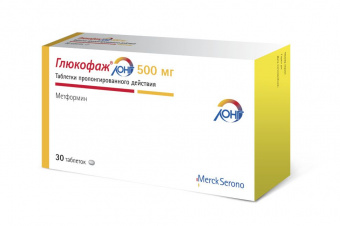 Глюкофаж Лонг тбл пролонг высв 500мг №30