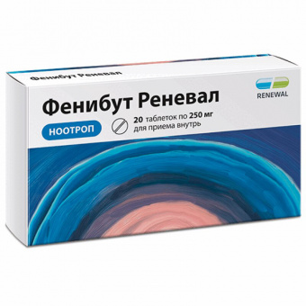 Фенибут Реневал тбл 250мг №20