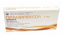 Прамипексол тбл 1мг №30