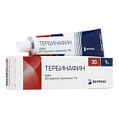 Тербинафин-Вертекс крем д/наруж прим 1% 30г
