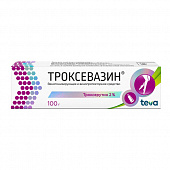 Троксевазин гель д/наруж прим 2% 100г