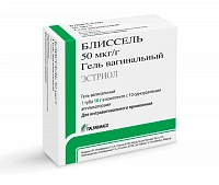 Блиссель гель вагинальный 50 мкг/1г 10г+аппликаторы