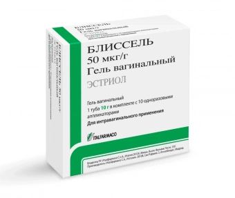 Блиссель гель вагинальный 50 мкг/1г 10г+аппликаторы