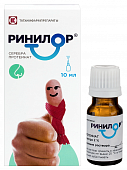 Ринилор тбл д/р-ра д/мест прим 200мг №1+фл+насадка