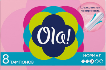Ола тампоны шелк поверхность Нормал №8