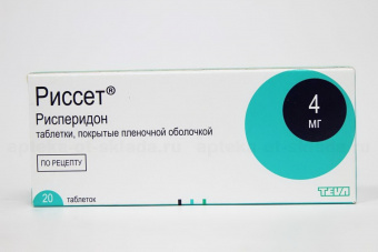 Риссет тбл п/п/о 4мг №20