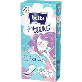 ПРОКЛАДКИ БЕЛЛА TEENS SENSITIV ЕЖЕДНЕВНЫЕ №20