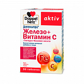 Доппельгерц Железо+вит С+гистидин+фолиев к-та тбл №30