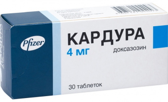 Кардура тбл 4мг №30
