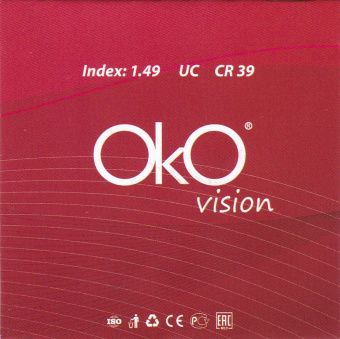 Линза очковая OkOvision 1.49 CR39 UC -5,25 70мм