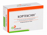 Кортексин лиоф д/р-ра в/м 10мг №10
