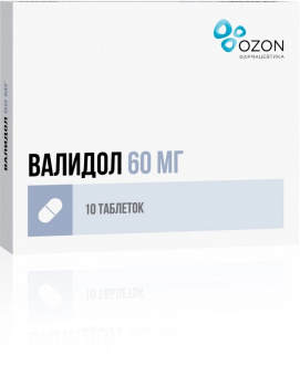 Валидол тбл п/яз 60мг №10