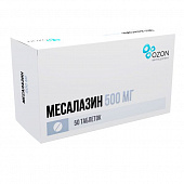 Месалазин тбл кишечнор п/о 500мг №50