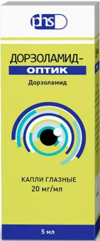 Дорзоламид-Оптик капли гл 20мг/мл 5мл №3 фл